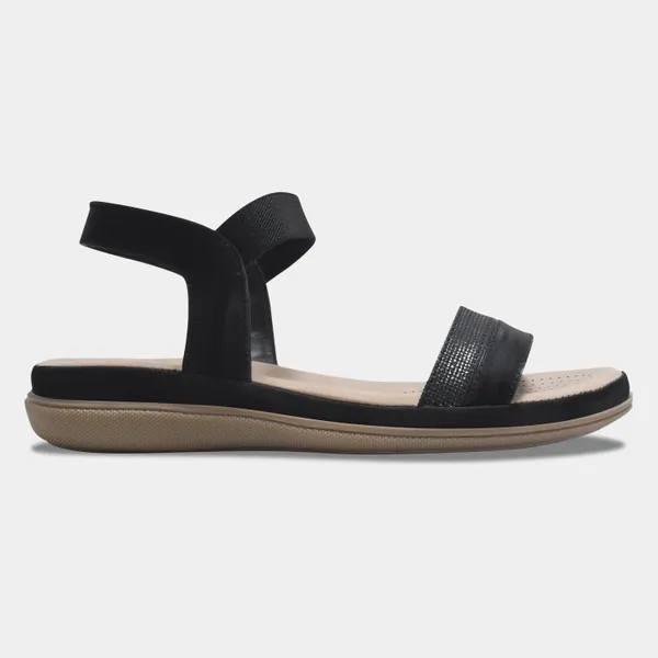 Peek_Pure_Black_High-Quality_Women_Sandal