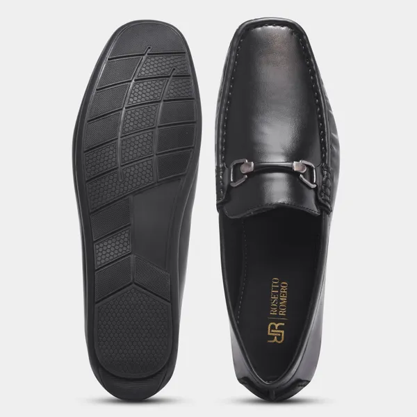 Rosetto_Romero_Forge_Stylish_Driving_Black_Loafers_For_Men