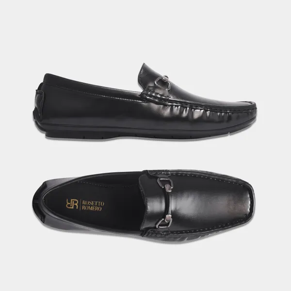 Rosetto_Romero_Forge_Stylish_Driving_Black_Loafers_For_Men