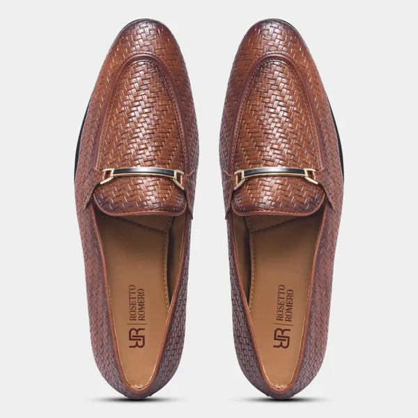 Rosetto_Romero_Blaze_Handcrafted_Woven_Tan_Penny_Loafers_For_Men