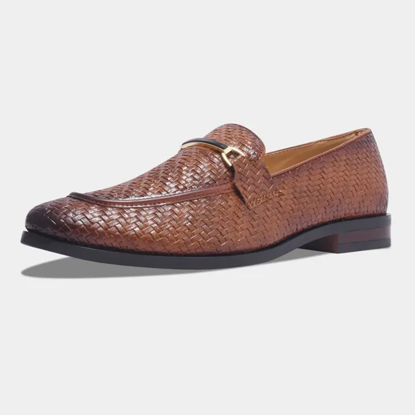 Rosetto_Romero_Blaze_Handcrafted_Woven_Tan_Penny_Loafers_For_Men