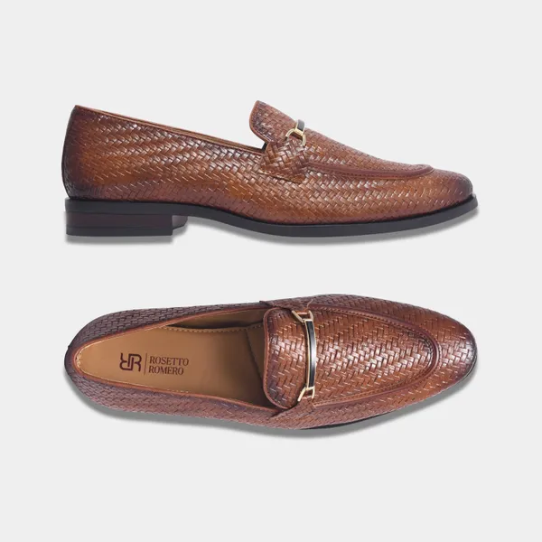 Rosetto_Romero_Blaze_Handcrafted_Woven_Tan_Penny_Loafers_For_Men