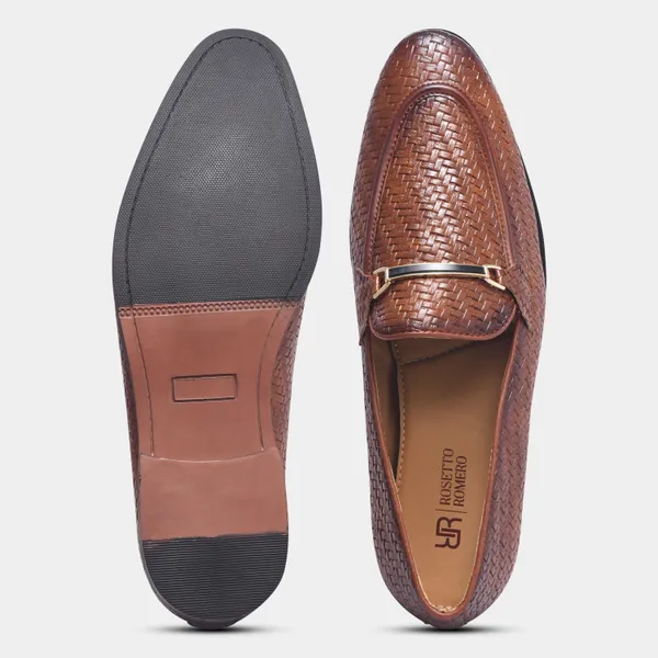 Rosetto_Romero_Blaze_Handcrafted_Woven_Tan_Penny_Loafers_For_Men