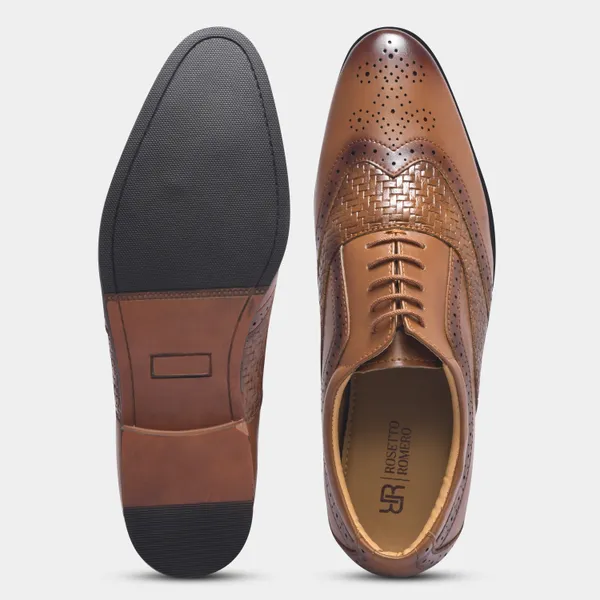 Rosetto_Romero_Cruse_Sophisticated_&_Tan_Stylish_Lace-Up_Brogue_Shoes_For