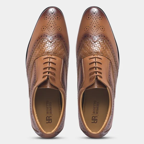 Rosetto_Romero_Cruse_Sophisticated_&_Tan_Stylish_Lace-Up_Brogue_Shoes_For