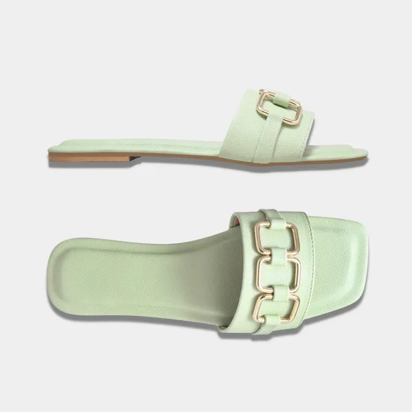 Peek_Poise_Green_Premium_Women_Flats