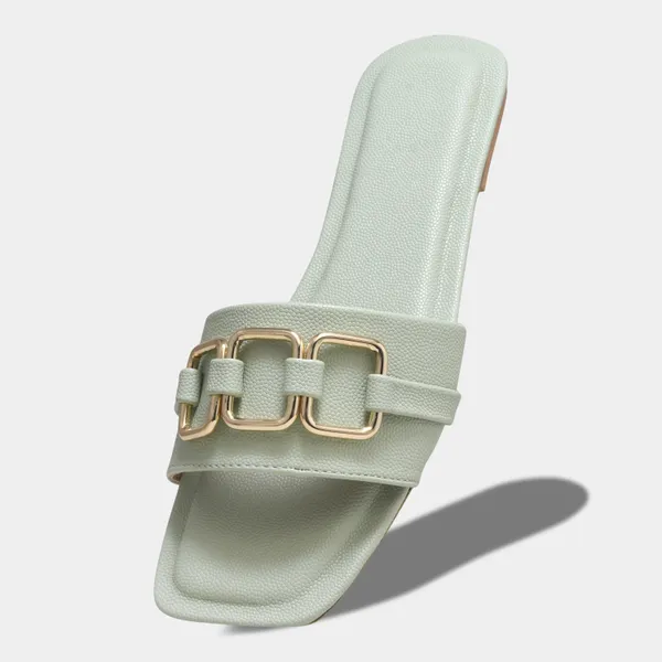Peek_Poise_Green_Premium_Women_Flats