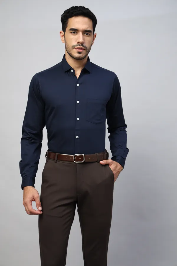 Blue_Satin_Solid_Shirt_For_Men