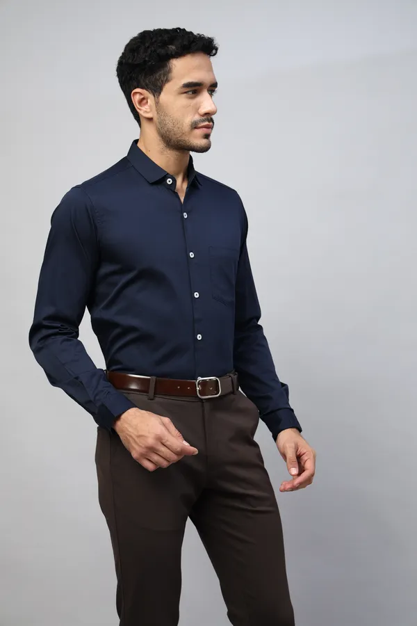 Blue_Satin_Solid_Shirt_For_Men
