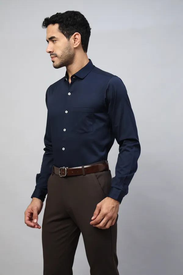 Blue_Satin_Solid_Shirt_For_Men