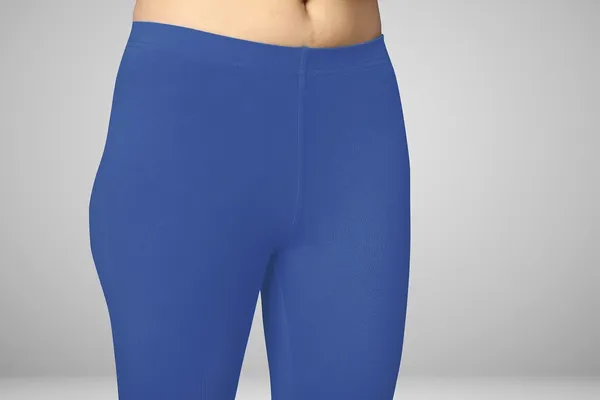 Dark_Blue_Cotton_Blend_Solid_Legging_For_Women