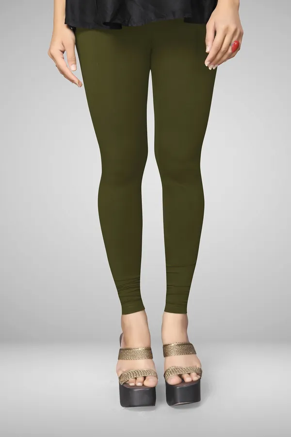 Light_Green_Cotton_Blend_Solid_Legging_For_Women