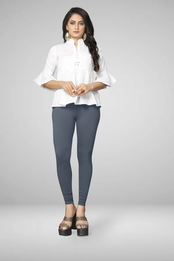 Grey_Cotton_Blend_Solid_Legging_For_Women