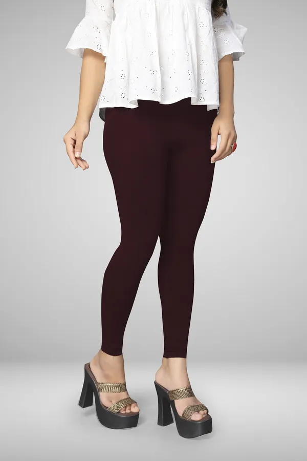 Maroon_Cotton_Blend_Solid_Legging_For_Women