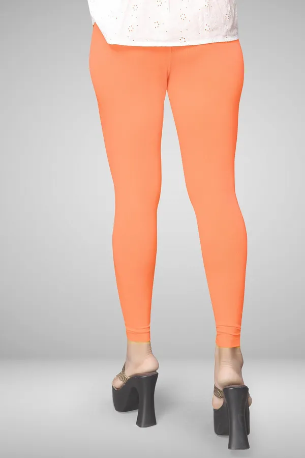 Peach_Blend_Solid_Legging_For_Women