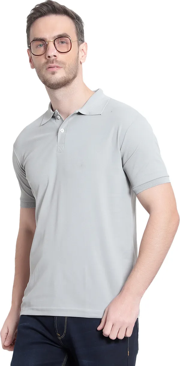 Grey_Poly_Cotton_Solid_T-Shirt_For_Men