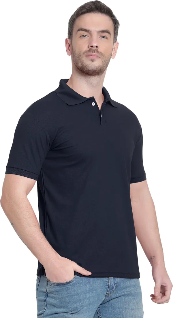 Navy_Blue_Poly_Cotton_Solid_T-Shirt_For_Men