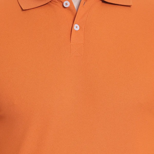 Orange_Poly_Cotton_Solid_T-Shirt_For_Men