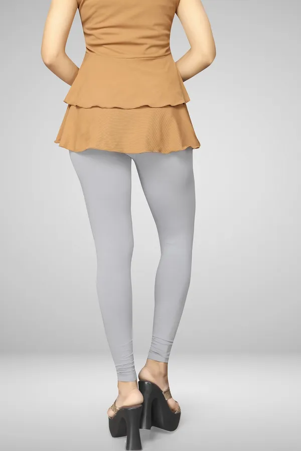 Grey_Cotton_Blend_Solid_Elastic_Casual_Leggings_For_Women_&_Girl