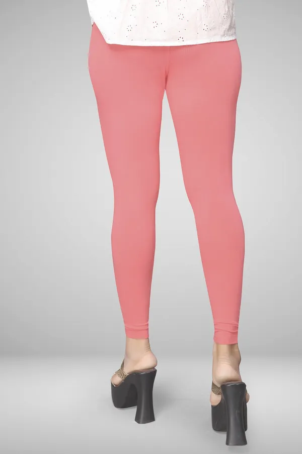 Light_Pink_Cotton_Blend_Solid_Elastic_Casual_Leggings_For_Women_&_Girl