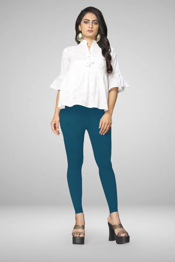Rama_Blue_Cotton_Blend_Solid_Elastic_Casual_Leggings_For_Women_&_Girl