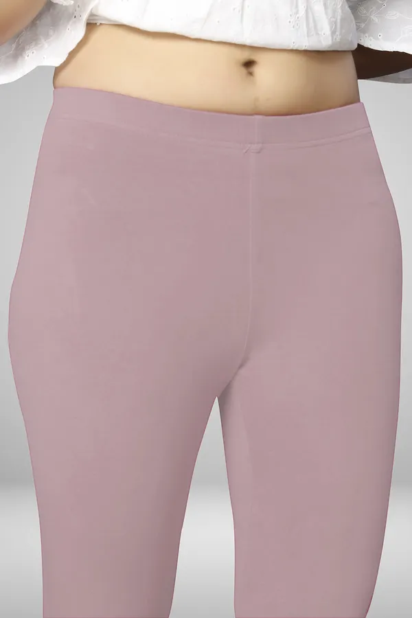Pink_Cotton_Blend_Solid_Elastic_Casual_Leggings_For_Women_&_Girl
