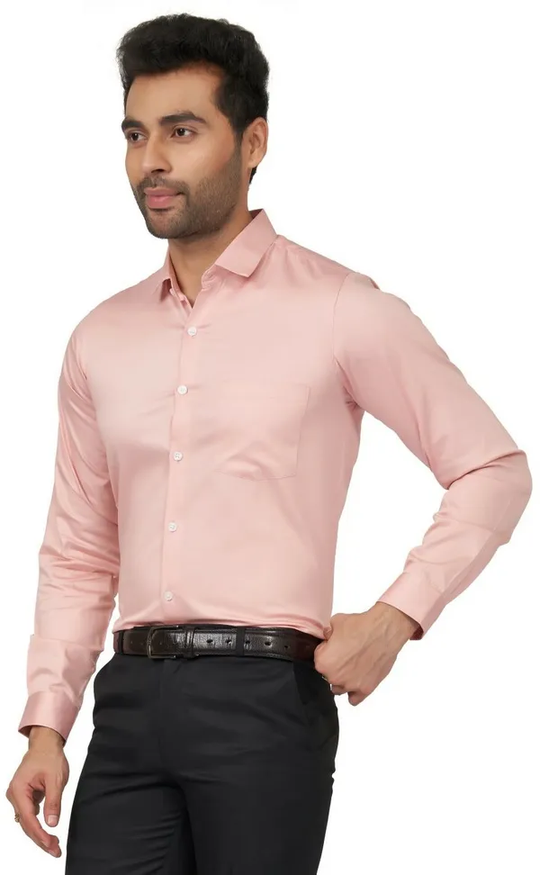 Pink_Satin_Solid_Shirt_For_Men