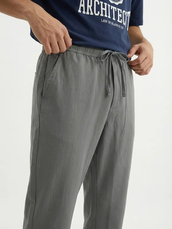 Men'S_Olive_Brown_And_Grey_Corduroy_Drawstring_Track_Pants_And_Casual_Pants_(Pack_Of_2)