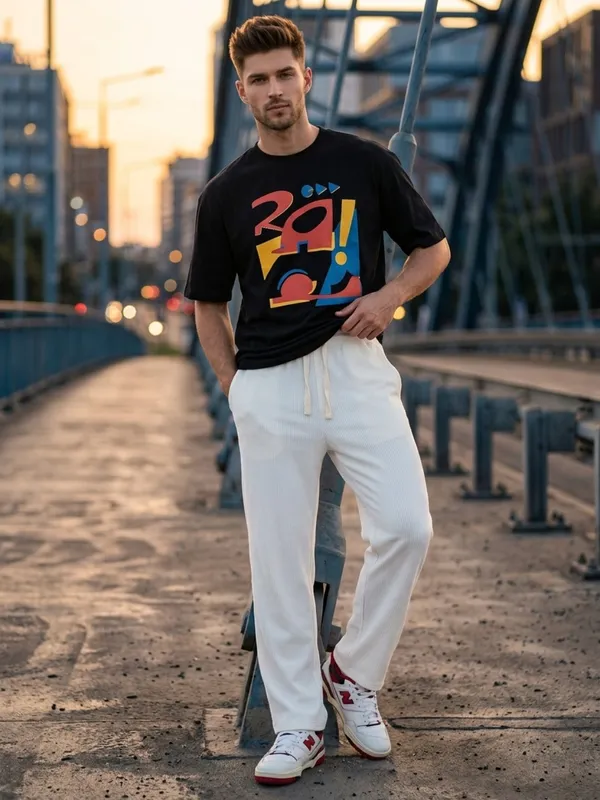 Men's_White_Track_Pants