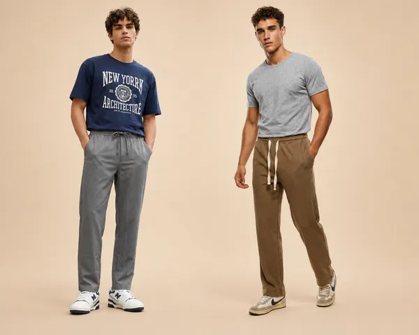Men'S_Olive_Brown_And_Grey_Corduroy_Drawstring_Track_Pants_And_Casual_Pants_(Pack_Of_2)