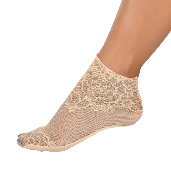 Beige_Transparent_Ankle_Length_Cotton_Net_Socks_For_Women