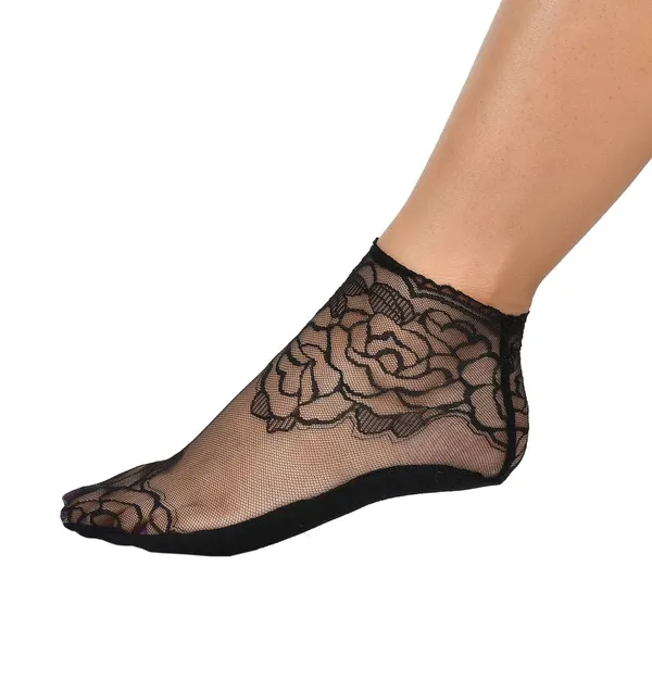 Black_Transparent_Ankle_Length_Cotton_Net_Socks_For_Women