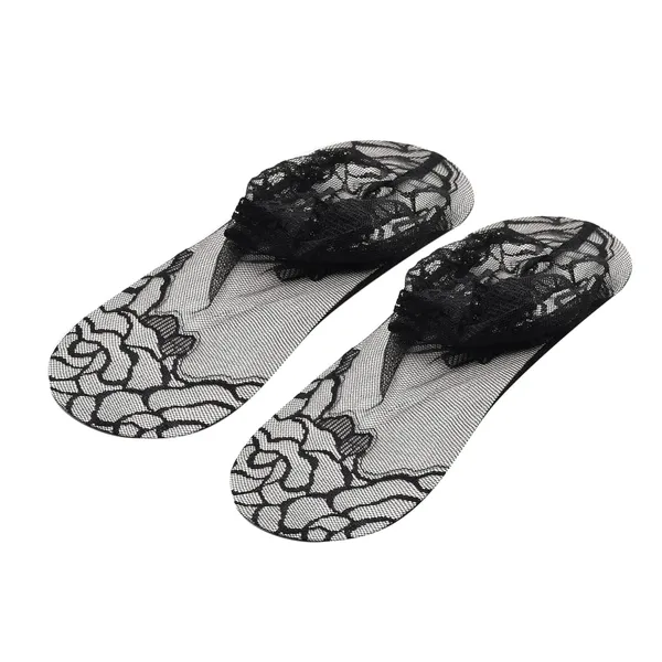 Black_Transparent_Ankle_Length_Cotton_Net_Socks_For_Women