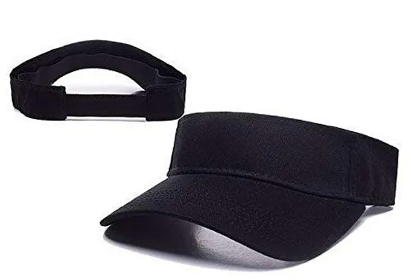 Black_Casual_Visor_Hat_For_Unisex
