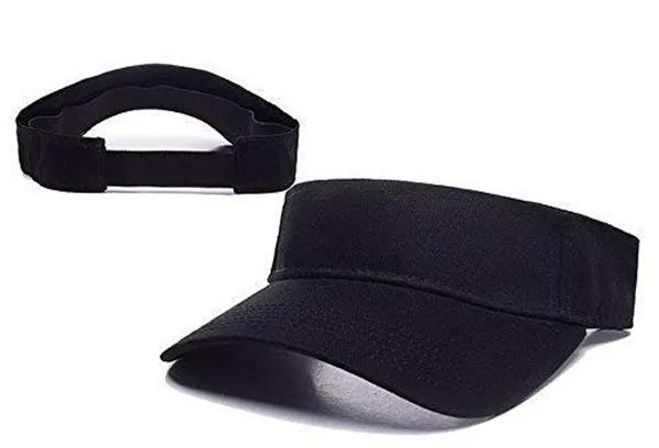 Black_Casual_Visor_Hat_For_Unisex