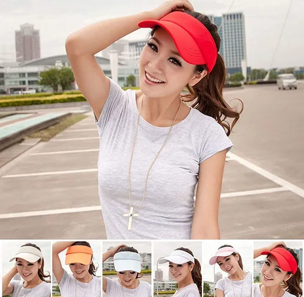 Black_Casual_Visor_Hat_For_Unisex