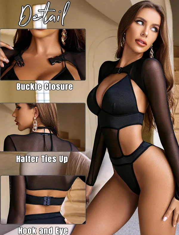 Black_Bikini_With_Flair_Top_Gown_Floral_Snap_Crotch_For_Women