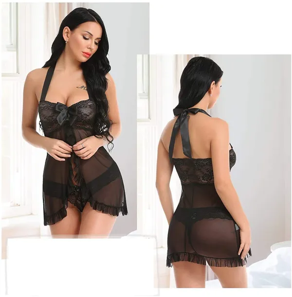 Black_Sheer_Honeymoon_Lingerie_For_Women
