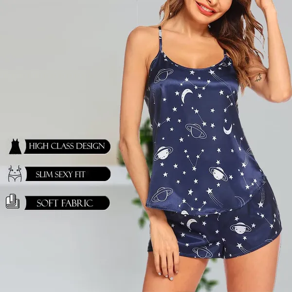 Blue_Bridal_Nightdress_With_Top_Shorts_Stylish_Prints_For_Women