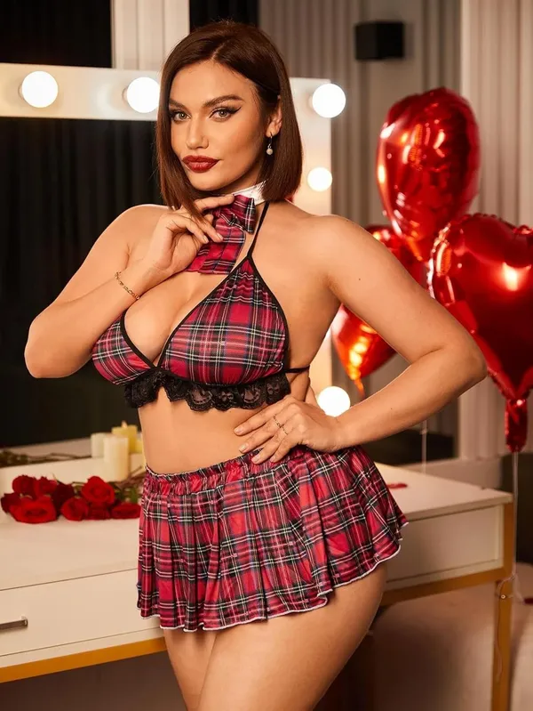 Multicolor_Polyester_Above_Knee_Babydoll_Nightwear_For_Women_(Pack_Of_2_Pcs)