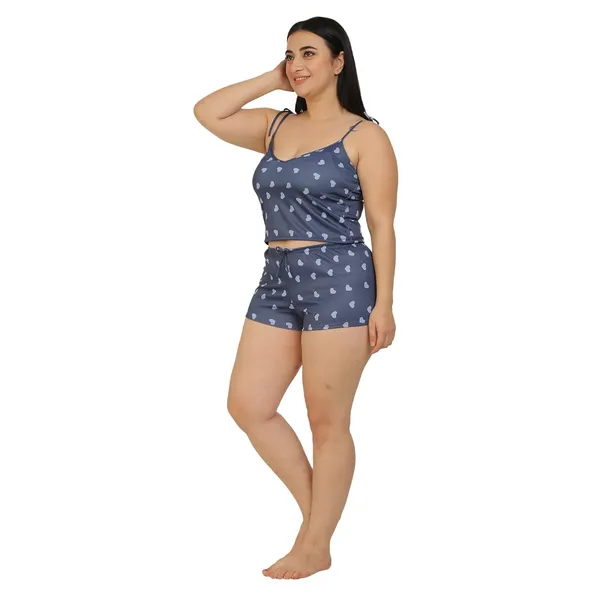 Lavender_V_Neck_Chemise_Halter_Mesh_Nightwear_For_Women_(Pack_Of_2_Pcs)