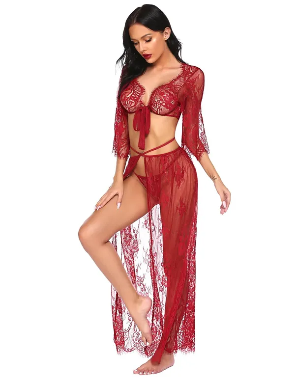 Maroon_Full_Coverage_Ladies_Top,_Skirt_And_Panty_For_Women