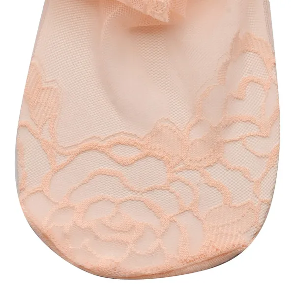 Pink_Transparent_Ankle_Length_Cotton_Net_Socks_For_Women