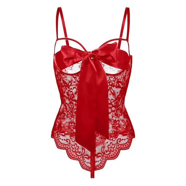 Red_Premium_Front_Knot_Open_Babydoll_Lingerie_For_Women