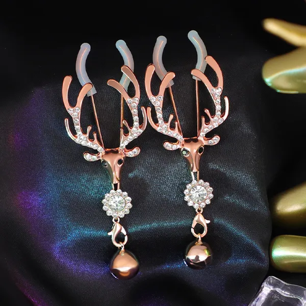 SSoShHub_Sexy_Nipple_Clamps_Pussy_Clamps_Body_Jewelry,Adjustable_Breast_Clips_Clit_Clamp_Chain_Non-Piercing_Decorative_Clip,Sex_Bondage_Restraint_Fetish_Flirt_Kinky_Sex_Toys_for_Women
