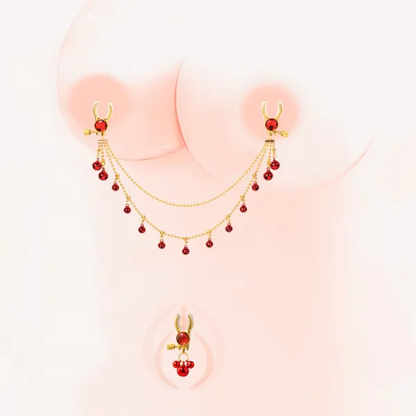SSoShHub_Sexy_Nipple_Clamps_Pussy_Clamps_Body_Jewelry,Adjustable_Breast_Clips_Clit_Clamp_Chain_Non-Piercing_Decorative_Clip,Sex_Bondage_Restraint_Fetish_Flirt_Kinky_Sex_Toys_for_Women