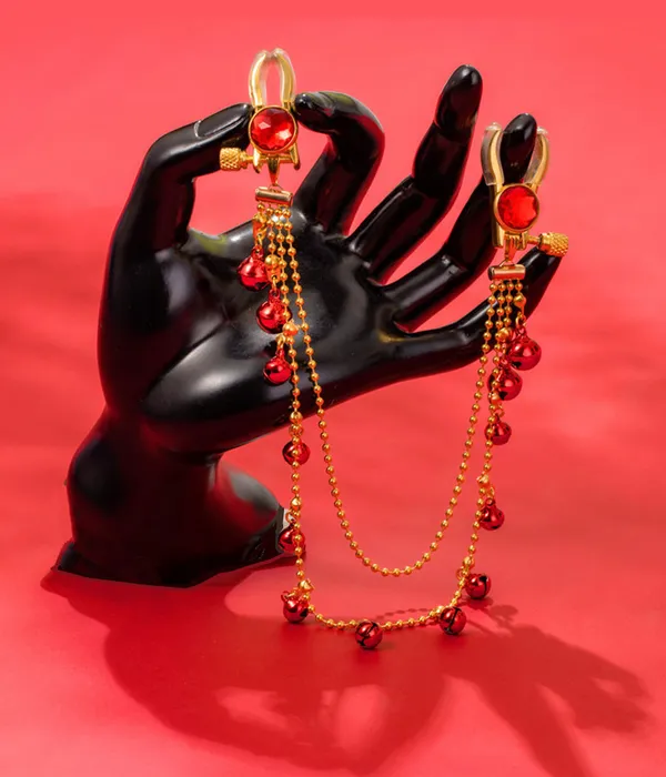 SSoShHub_Sexy_Nipple_Clamps_Pussy_Clamps_Body_Jewelry,Adjustable_Breast_Clips_Clit_Clamp_Chain_Non-Piercing_Decorative_Clip,Sex_Bondage_Restraint_Fetish_Flirt_Kinky_Sex_Toys_for_Women