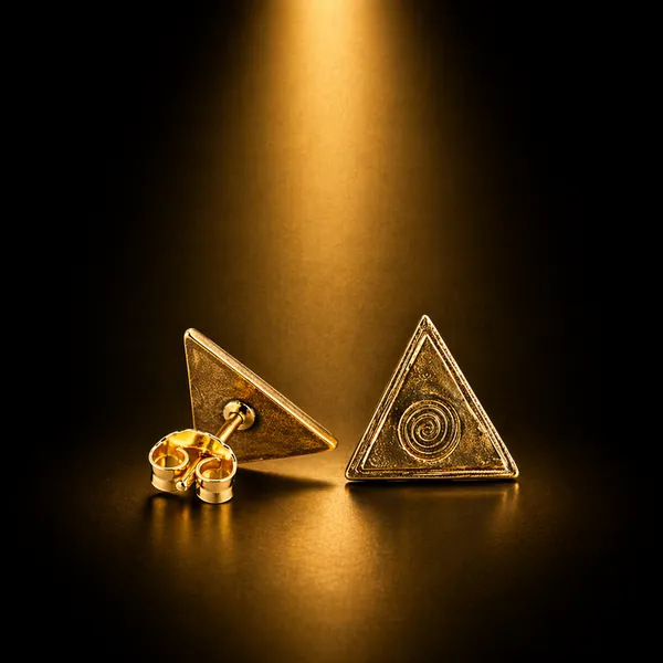 AURIM_BLAIR_STUD_EARRING_DHOKRA_ART_TRIANGLE