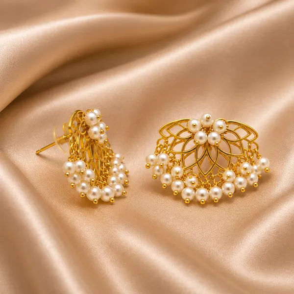 AURIM_BLAIR_EARRINGS_BRASS_LOTUS_PEAL_CLUSTER