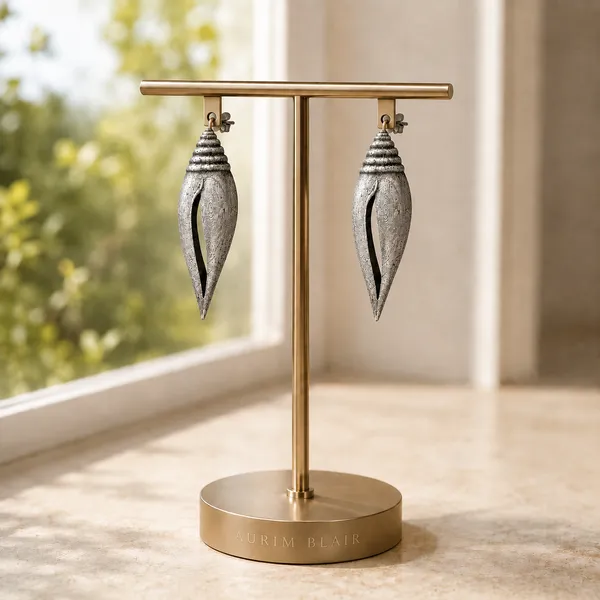 ANTIQUE_SILVER_CONCH_EARRINGS